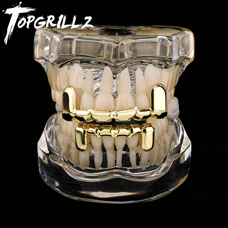 TOPGRILLZ Hip Hop Fangs Mouth  - Body Jewelry Trend のレビューと価格