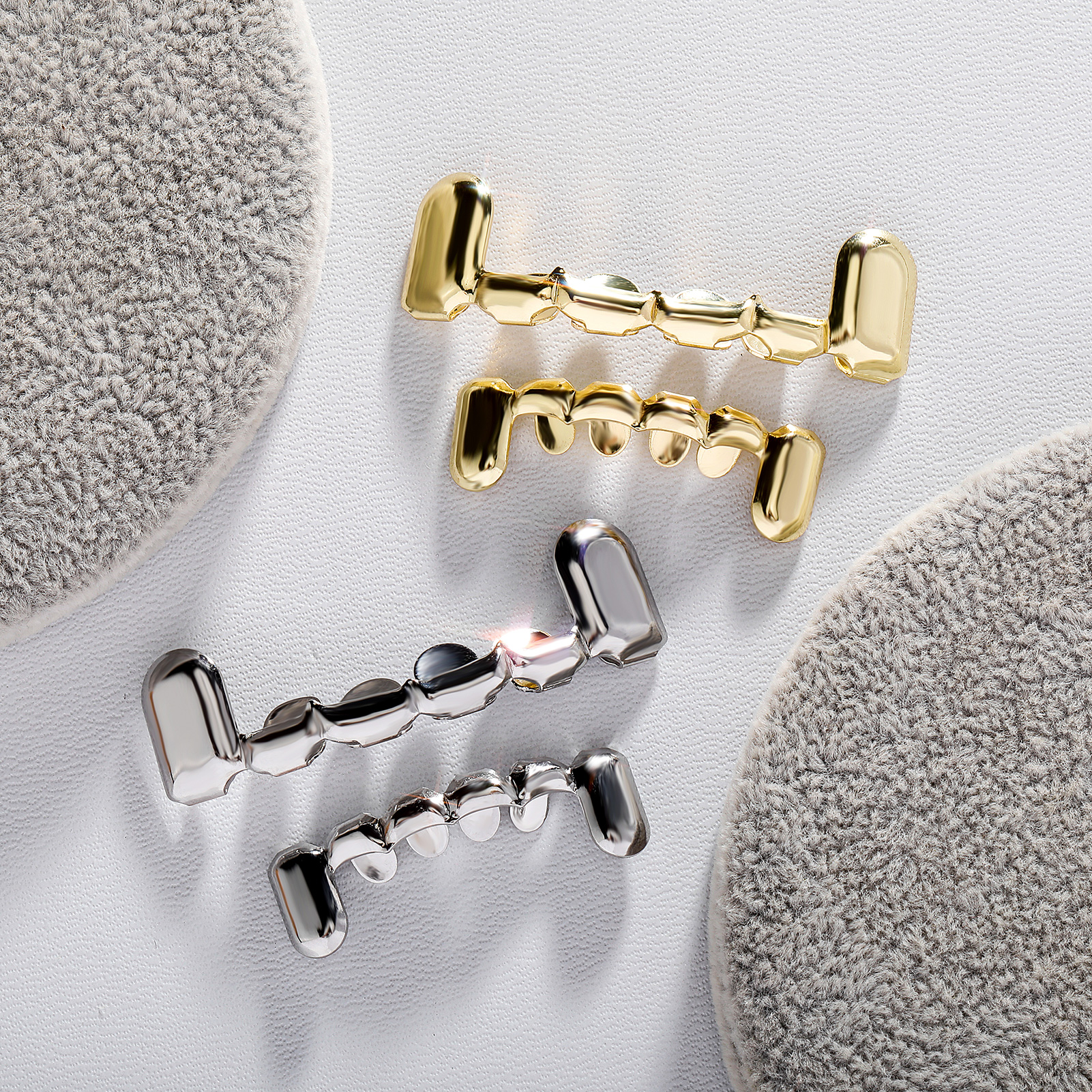 TOPGRILLZ Hip Hop Fangs Mouth  - Body Jewelry Trend のレビューと価格