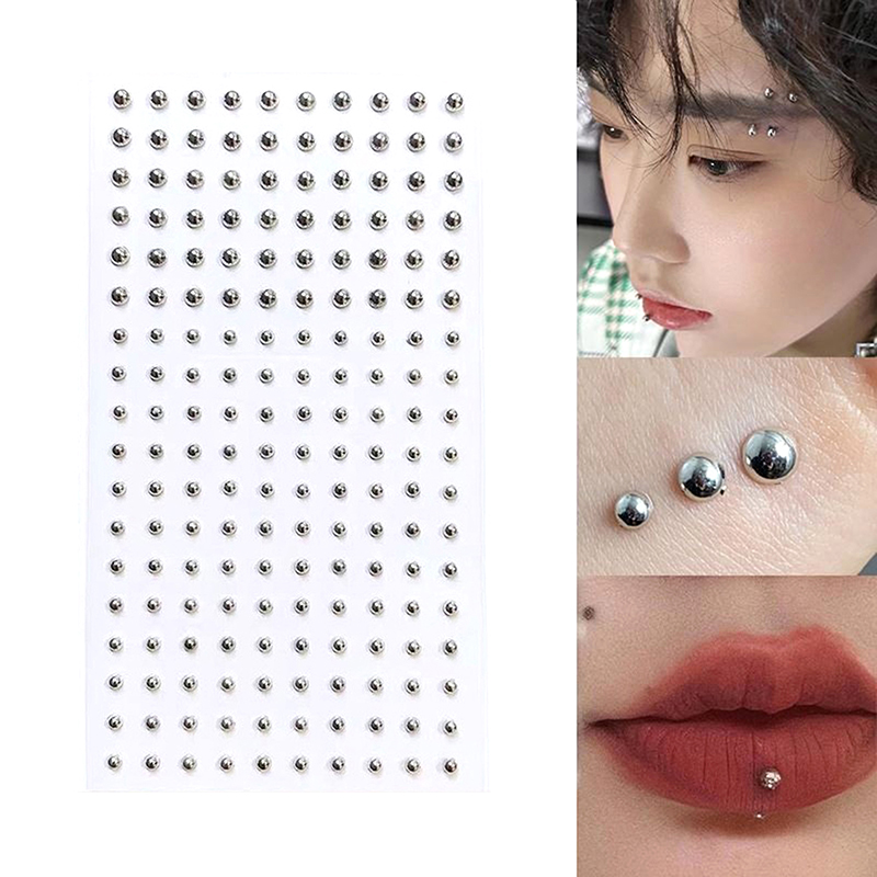 Diamond Sticker Fake Nose Stud - Body Jewelry Ear のレビューと価格