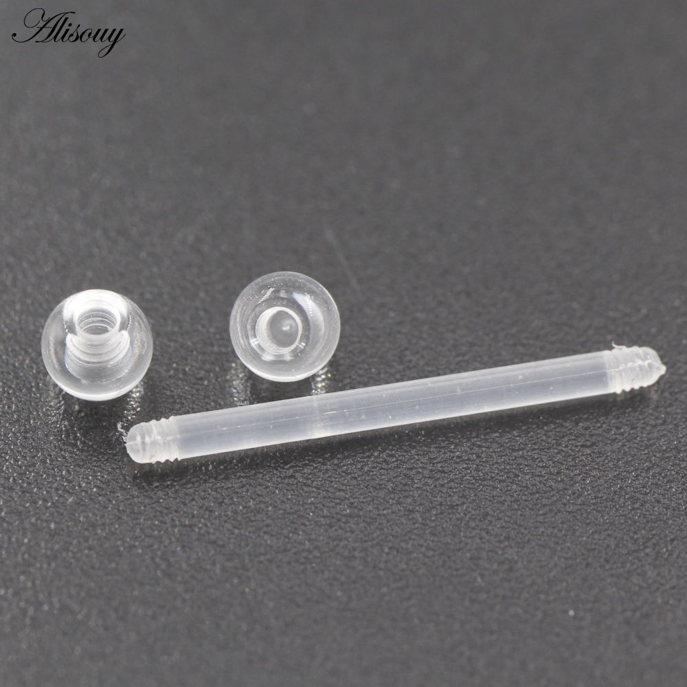 2PCS Transparent Acrylic UV Ba - Body Jewelry Industrial のレビューと価格