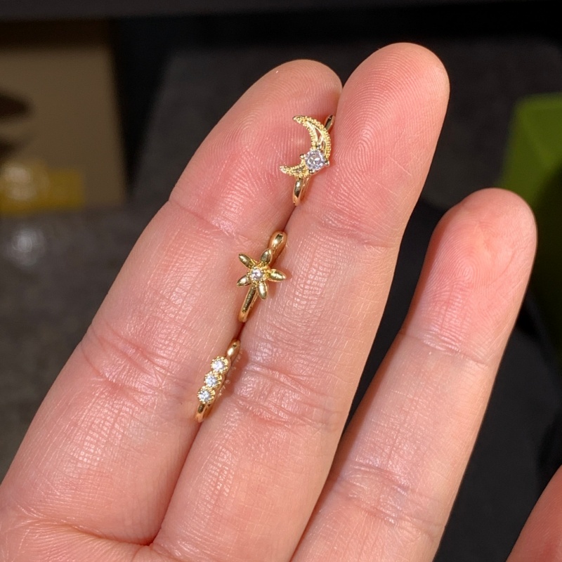 3-piece retro light luxury nos - Body Jewelry Nose Studs のレビューと価格