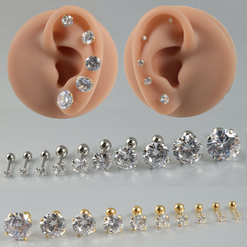 1Pair Surgical Steel Catch Rou - Body Jewelry Surgical Steel のレビューと価格