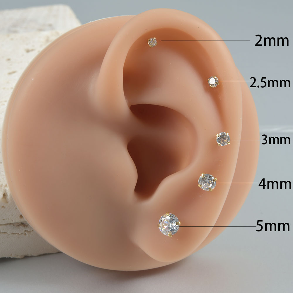 1Pair Surgical Steel Catch Rou - Body Jewelry Surgical Steel のレビューと価格