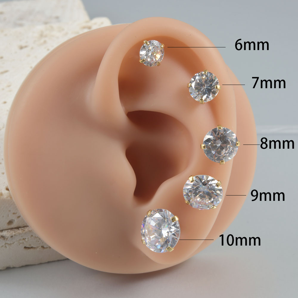 1Pair Surgical Steel Catch Rou - Body Jewelry Surgical Steel のレビューと価格