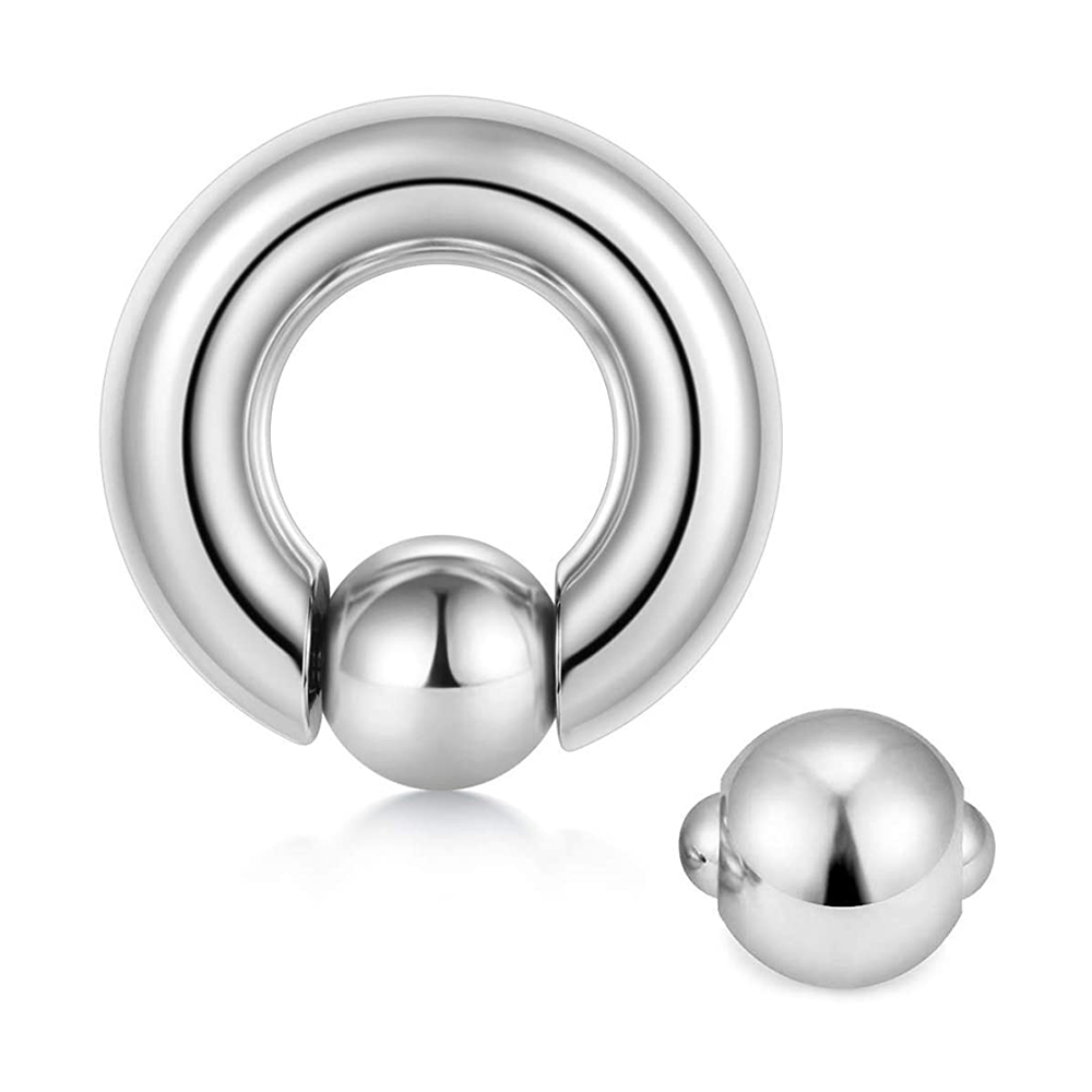 1PC Stainless Steel Large Size - Body Jewelry Gauge Sizes のレビューと価格
