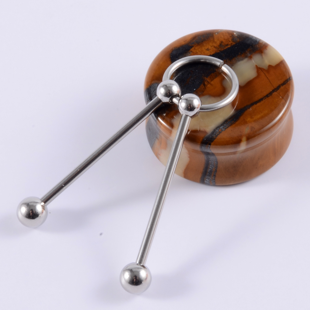 1Pcs Surgical Steel Snake Indu - Body Jewelry Industrial のレビューと価格