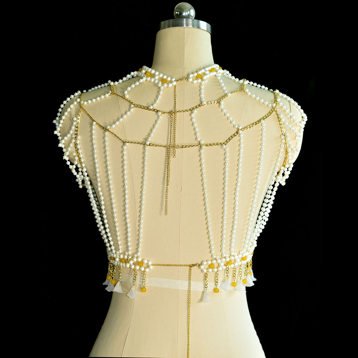 Elegant Fashion Ornate Imitati - Yellow Body Jewelry のレビューと価格