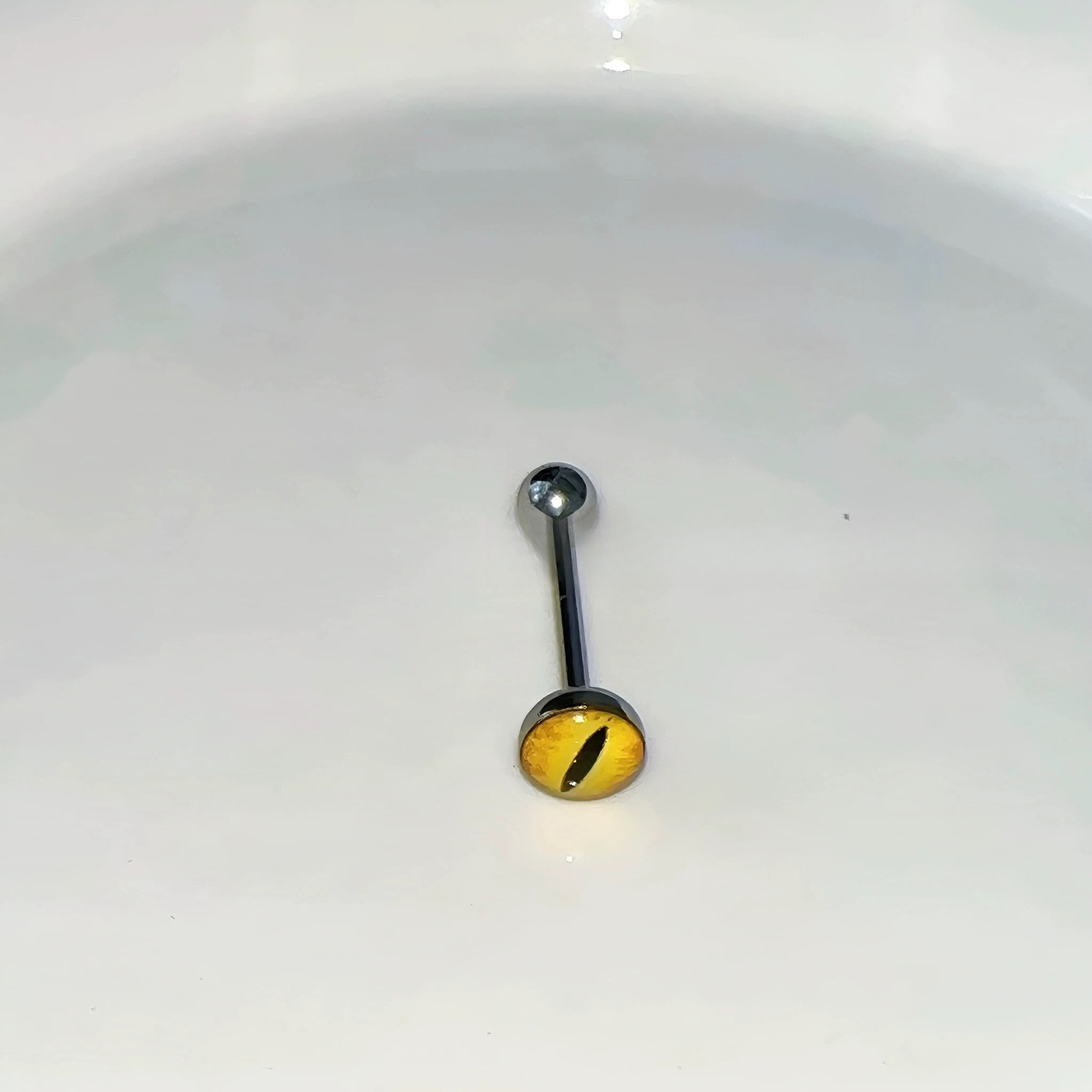 1Pc High Quality Trendy Unique - Yellow Body Jewelry のレビューと価格