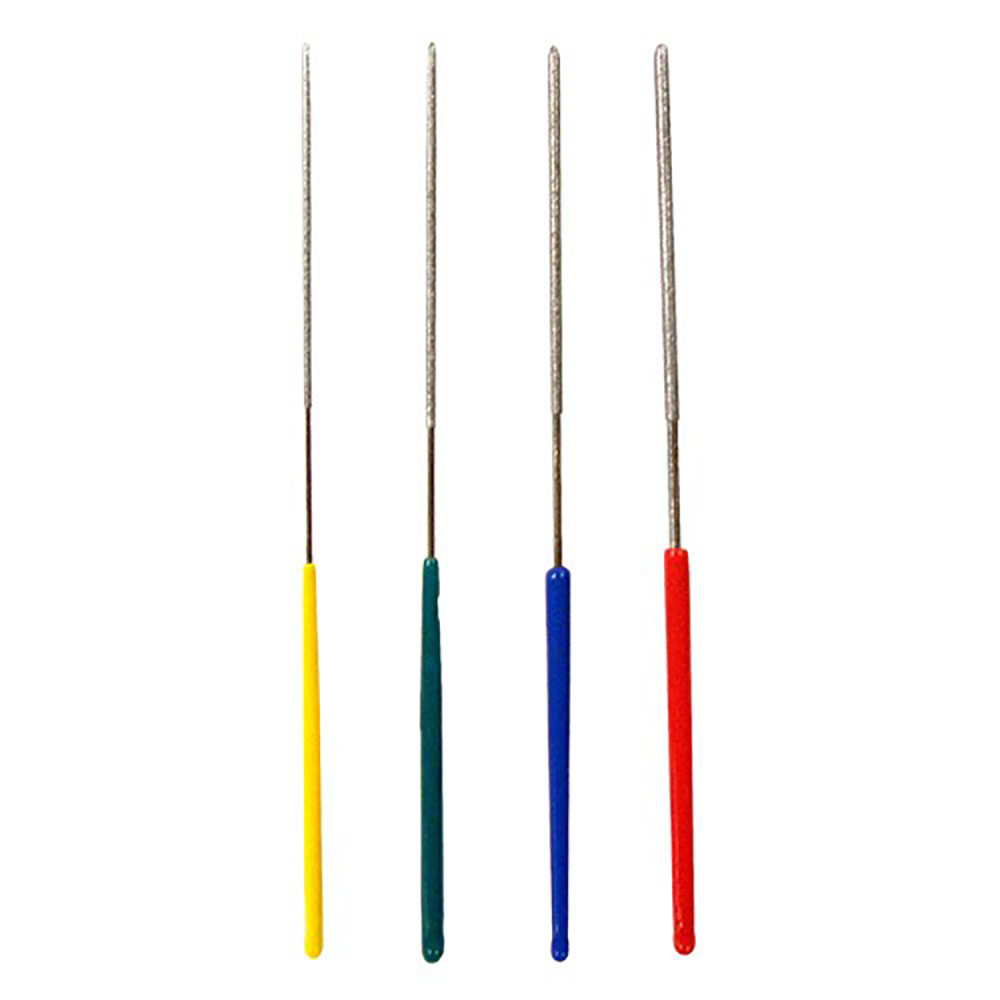 TLD-4 4Pcs Round Diamond File  - Yellow Body Jewelry のレビューと価格