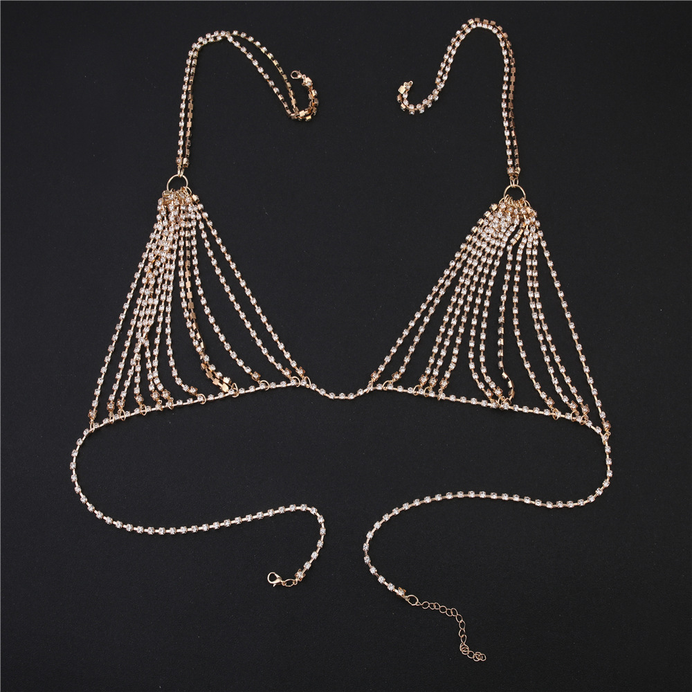 Summer Sexy Shiny Crystal Rhin - Body Jewelry Harness のレビューと価格
