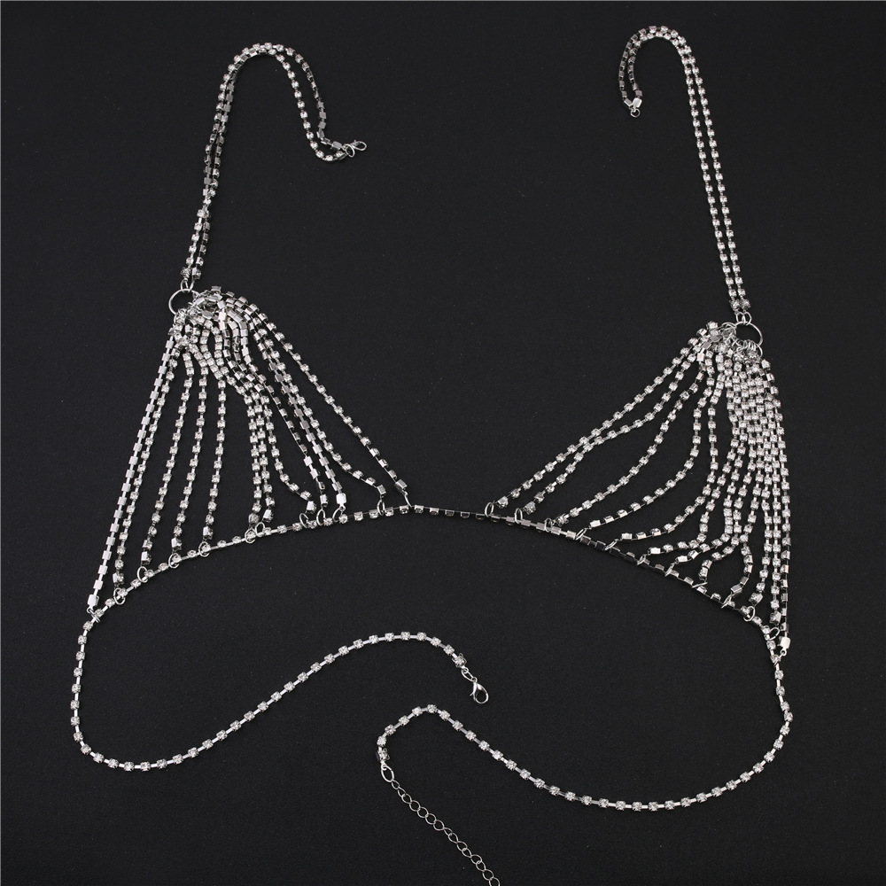 Summer Sexy Shiny Crystal Rhin - Body Jewelry Harness のレビューと価格
